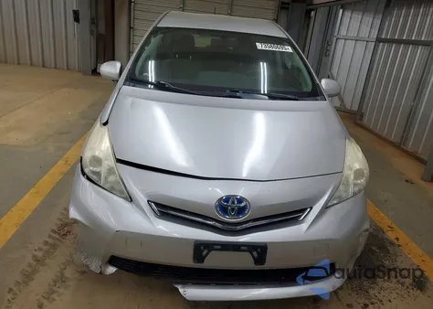 2012 Toyota Prius V z USA, uszkodzony, nr VIN JTDZN3EUXC3075488